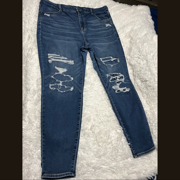 American Eagle Ne(X)t Level Stretch Patchwork Jegging - Picture 4 of 9